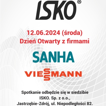 Dzień Otwarty z Firmą SANHA i VIESSMANN - środa - 12.06.2024 