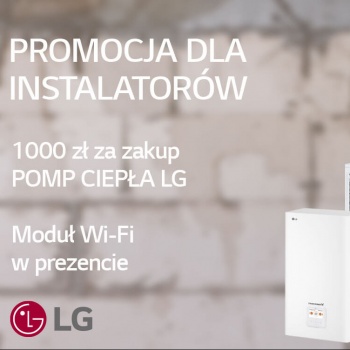 Promocja LG - 1000 zł cashback za zakup pomp ciepła!