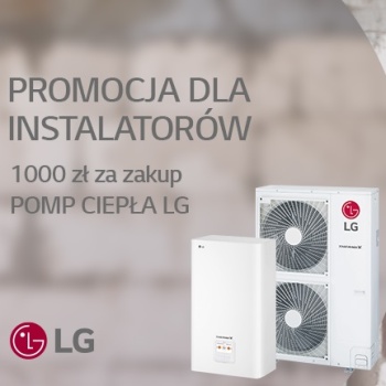 LG - Kup pompę ciepła i odbierz 1000 zł!
