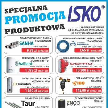 Promocja produktowa - obowiązuje od 9 do 19 czerwca 2026 r.