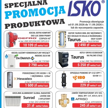 Promocja produktowa - obowiązuje od 1 do 11 września 2026 r.